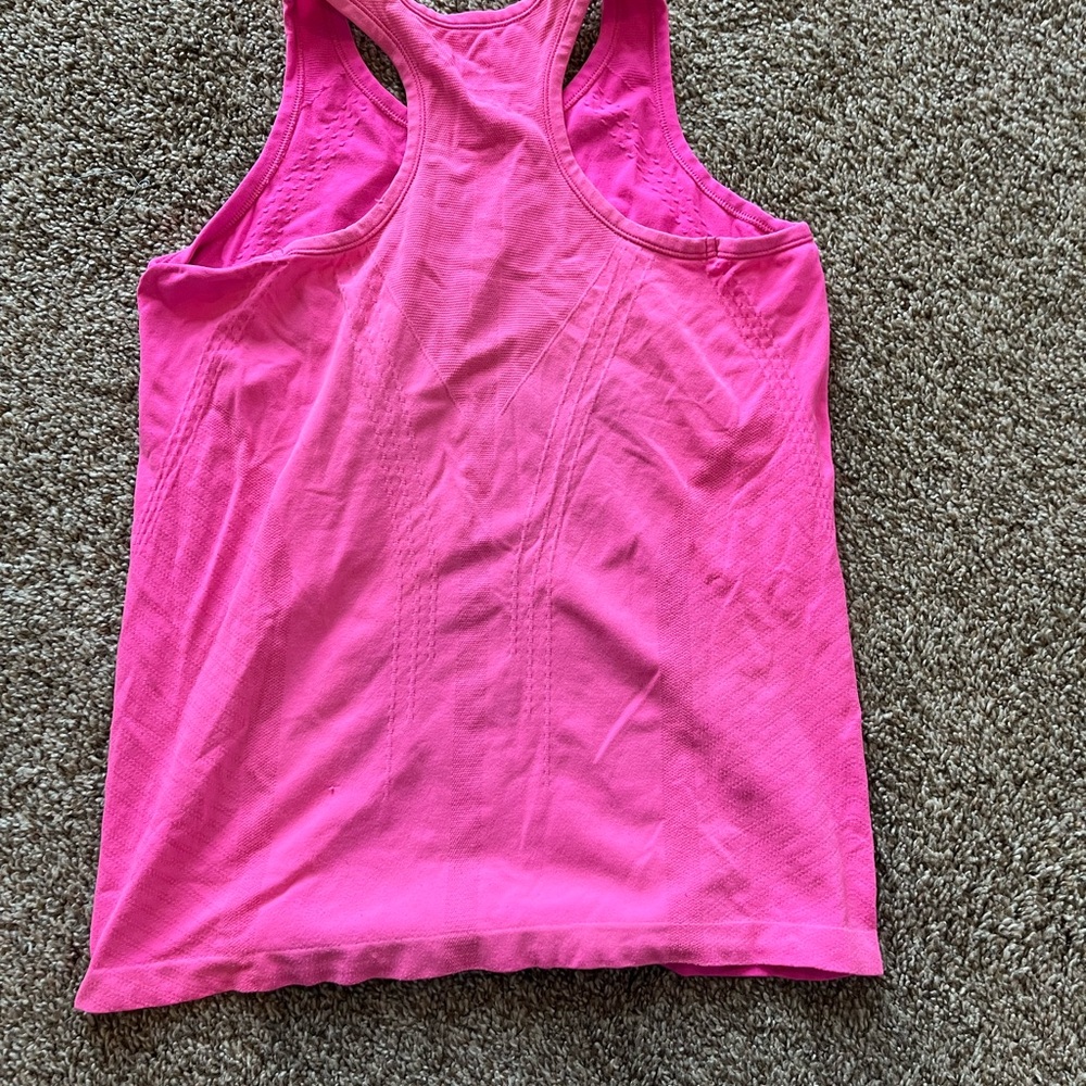 Athleta Fuchsia Racerback Tank - Picture 4 of 4